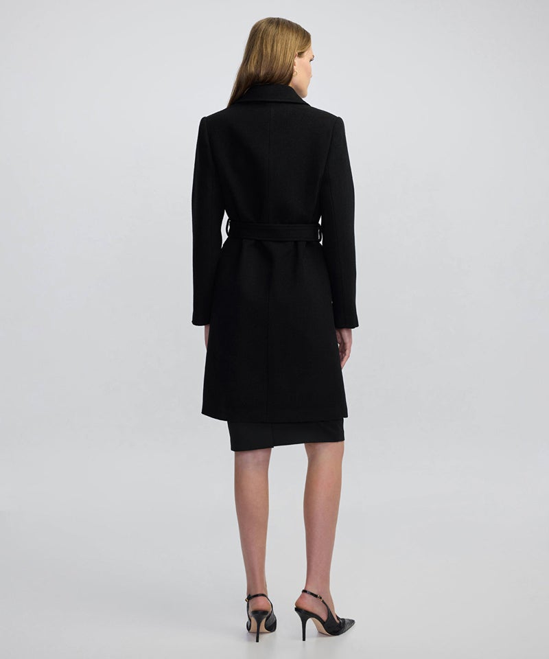 Ipekyol Double-Breasted Coat with Belt - Image 3